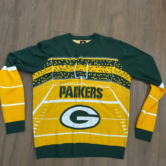 light up packers sweater